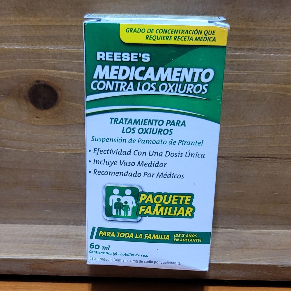 Reese's Pinworm Medicine Liquid Full Strength 2oz Exp 8/26